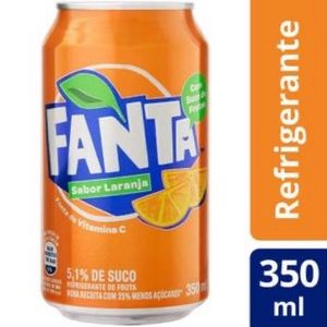 imagem do produto Fanta laranja lata