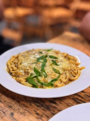imagem do produto Fettuccine ao molho branco e frango desfiado