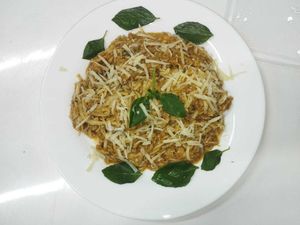 imagem do produto Fettuccine ao molho vermelho e frango desfiado