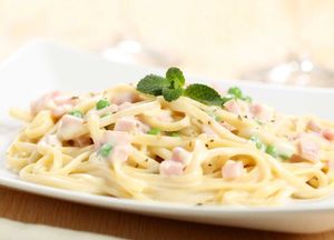 imagem do produto Fettuccine ao molho de 4 queijos e camarão