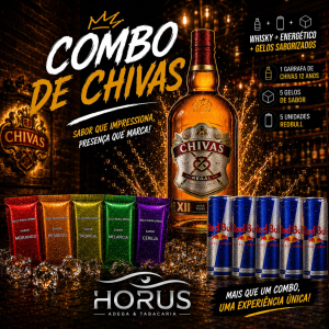 imagem do produto Combo de Whisky Chivas 12 Anos - Com Redbull 