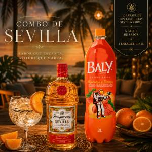 imagem do produto Combo de Gin Tanqueray Sevilla - Com Baly 