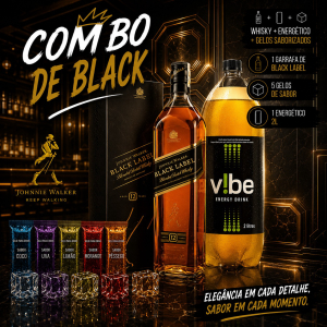 imagem do produto Combo de Whisky Black Label - Com Vibe 
