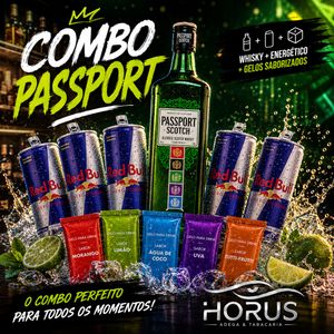 imagem do produto Combo de Whisky Passport - Com Redbull 