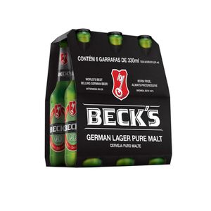 imagem do produto Pack Beck's Long Neck 330ml - 6 Unidades