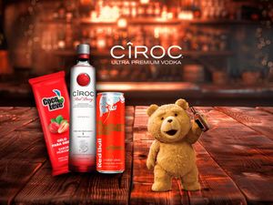 imagem do produto Combo Vodka Ciroc Red Berry + Redbull + Gelo
