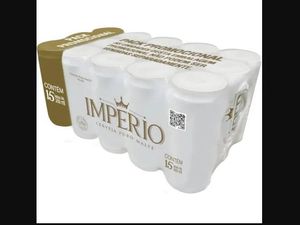 imagem do produto Caixa Império Puro Malte 269ml - 15 unidades