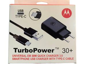 imagem do produto Carregador Motorola Turbo Charge 30w - Type C