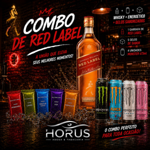 imagem do produto Combo de Whisky Red Label - Com Monster 