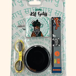imagem do produto Kit Spliff Sadhu - Kit Completo para Preparar Seu Spliff com Acessórios Exclusivos