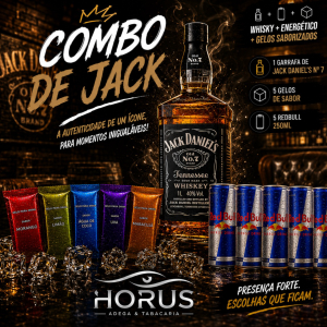 imagem do produto Combo de Whisky Jack Daniel's nº 7 - Com Redbull 