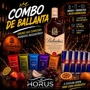 imagem do produto Combo de Whisky Ballantines - Com Redbull 