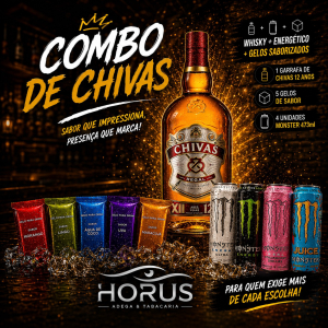 imagem do produto Combo de Whisky Chivas 12 Anos - Com Monster 