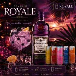 imagem do produto Combo de Gin Tanqueray Royale - Com Redbull 