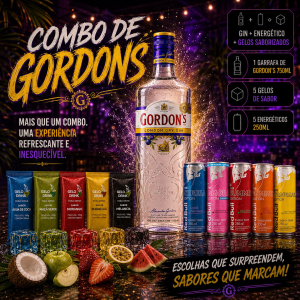 imagem do produto Combo de Gin Gordons - Com Redbull 