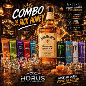 imagem do produto Combo de Whisky Jack Honey - Com Monster 