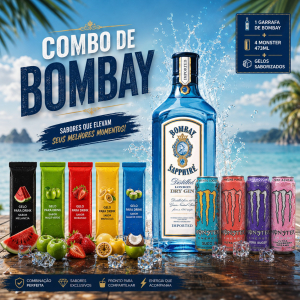imagem do produto Combo de Gin Bombay - Com Monster 