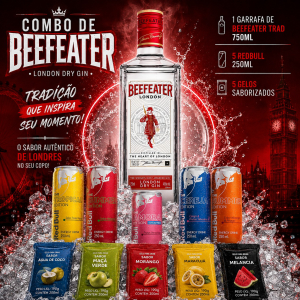 imagem do produto Combo de Gin Beefeater - Com Redbull 