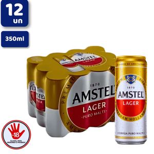 imagem do produto Caixa de Amstel 350ml com 12 unidades