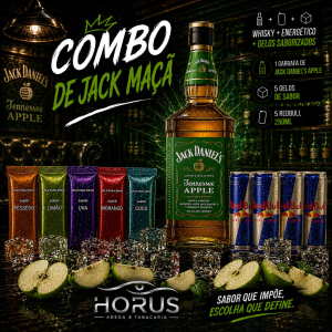 imagem do produto Combo de Whisky Jack Daniel's Apple - Com Redbull 