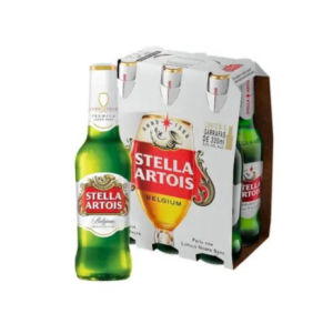 imagem do produto Pack Cerveja Stella Artois Long Neck 330ml - 6 unidades 