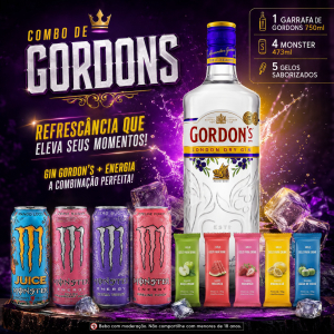 imagem do produto Combo de Gin Gordons - Com Monster 