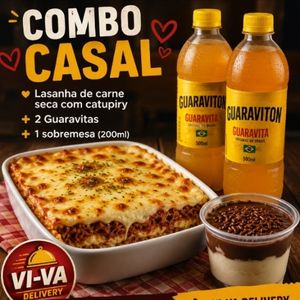 imagem do produto Combo casal(lasanha de frango com catupiry) 750g