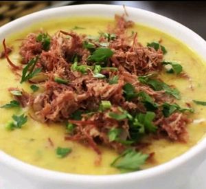 imagem do produto Caldo de mandioquinha com carne seca 350ml