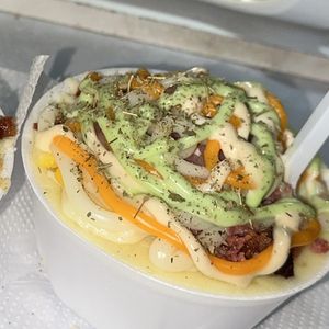 imagem do produto Batata recheada de carne desfiada 