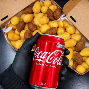 imagem do produto 25 salgados fritos+refri lata 
