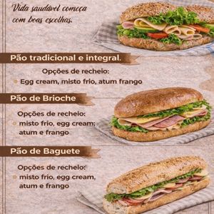 imagem do produto Sanduíches Naturais 