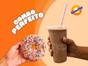 imagem do produto Match Perfeito: Donut e Milkshake de Ovomaltine.