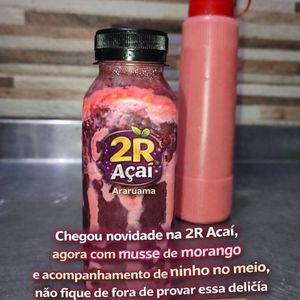 imagem do produto Açaí de garrafa (sabor morango 🍓)