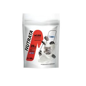 imagem do produto Nutrata W100 Whey Concentrado 900g refil 