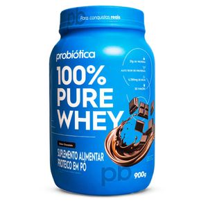 imagem do produto 100% Pure Whey 900 g Probiotica - Chocolate