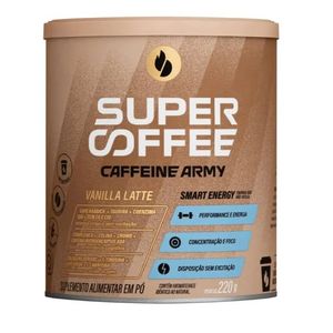 imagem do produto SuperCoffee Vanilla Latte 220g – Energia, Foco e Termogênico | Caffeine Army