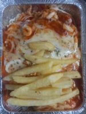 imagem do produto PARMEGIANA MISTA ,CARNE E FRANGO 