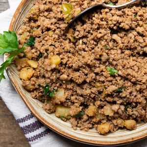 imagem do produto carne com cheddar 