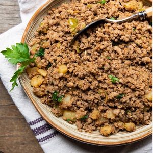 imagem do produto carne com 4 queijos 