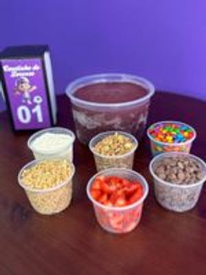 imagem do produto Açaí 1 Litro Com Complementos Separados