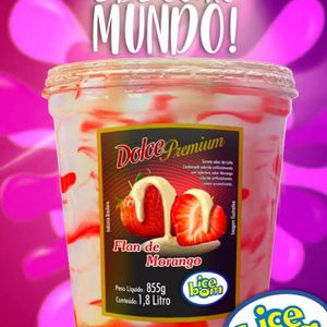 imagem do produto Flan de Morango 1,8 L 