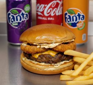 imagem do produto Combo Pop rings. 1 Pop rings + 1 batata individual + 1 refrigerante 350ml da sua