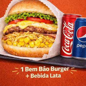 imagem do produto 1 Bem Bão Burger + 1 Bebida Lata