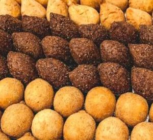 imagem do produto 100 salgados sortidos e fritos de 20g