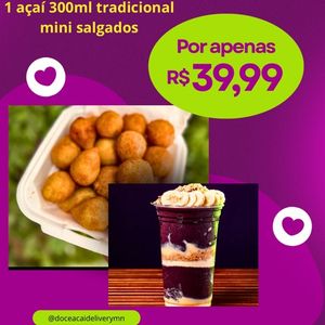 imagem do produto Combo Mini salgados + Açaí tradicional