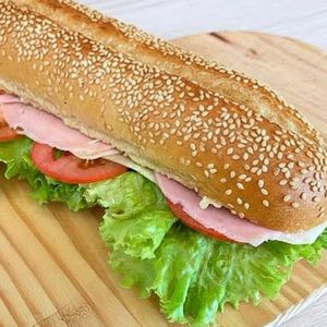 imagem do produto Baguete de peito de peru com salame - Média 