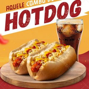 imagem do produto hot-dog duplo + guaraná