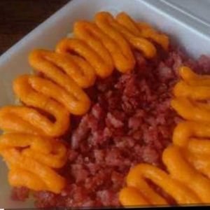 imagem do produto batata com calabresa e cheddar