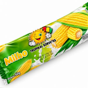 imagem do produto Picolé Cremoso – Milho (Caixa 25 un)
