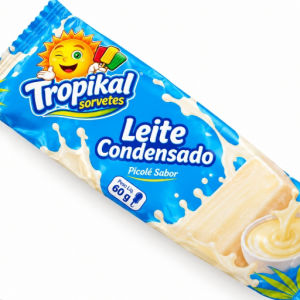 imagem do produto Picolé Cremoso – Leite Condensado (Caixa 25 un)